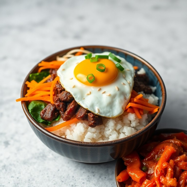 Korean Ground Beef Bibimbap Bowls