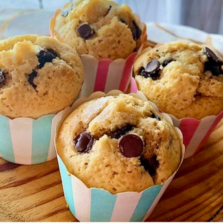 MUFFINS DE GOTAS DE CHOCOLATE