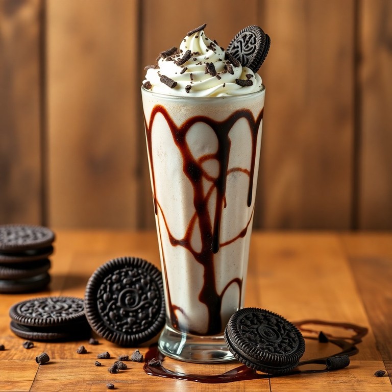 Classic Oreo Malt Milkshake