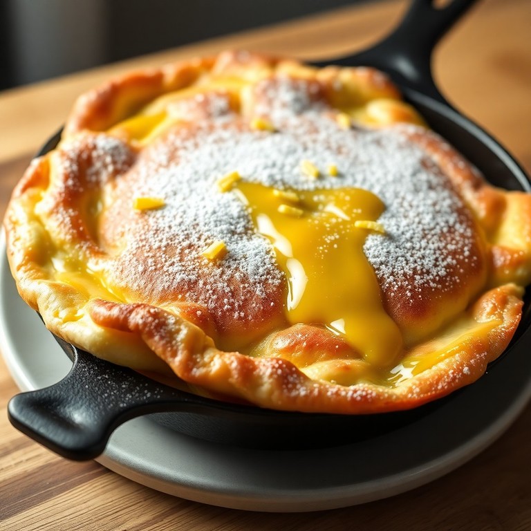 Dutch Baby com Calda Cítrica