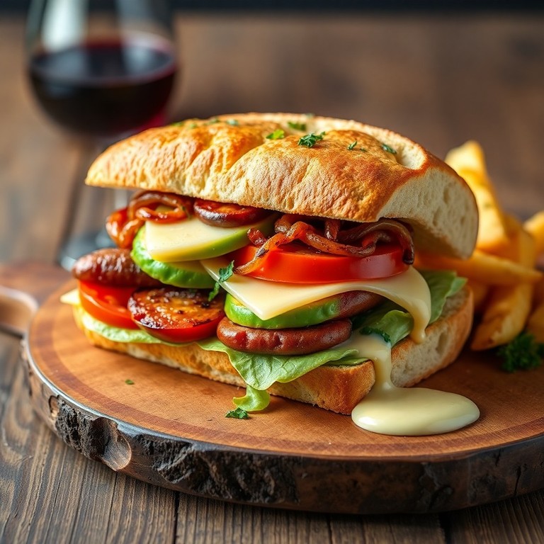 Sándwich Argentino Completo con Alioli