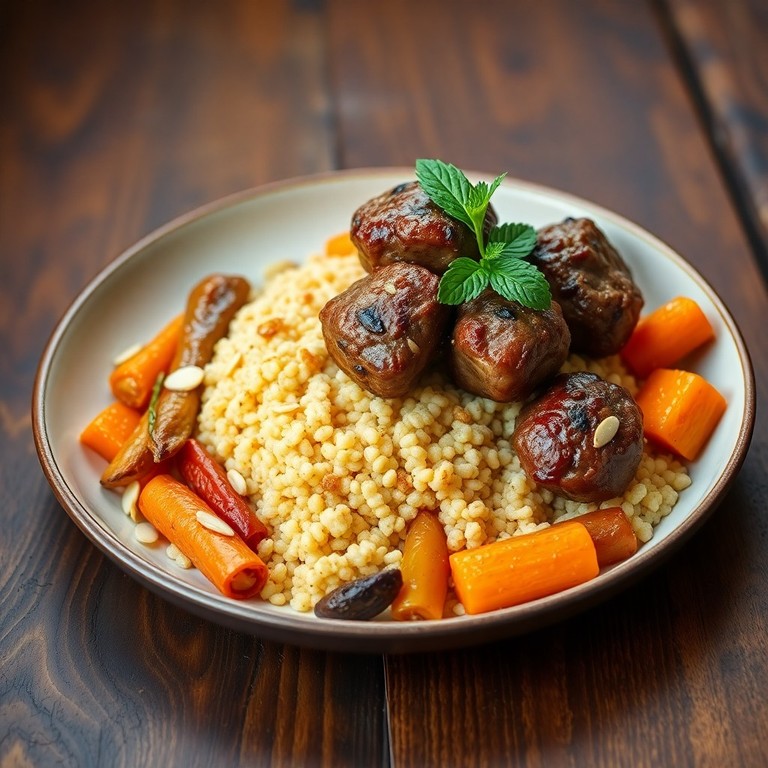 Couscous Royal d'Agneau aux Saveurs d'Automne
