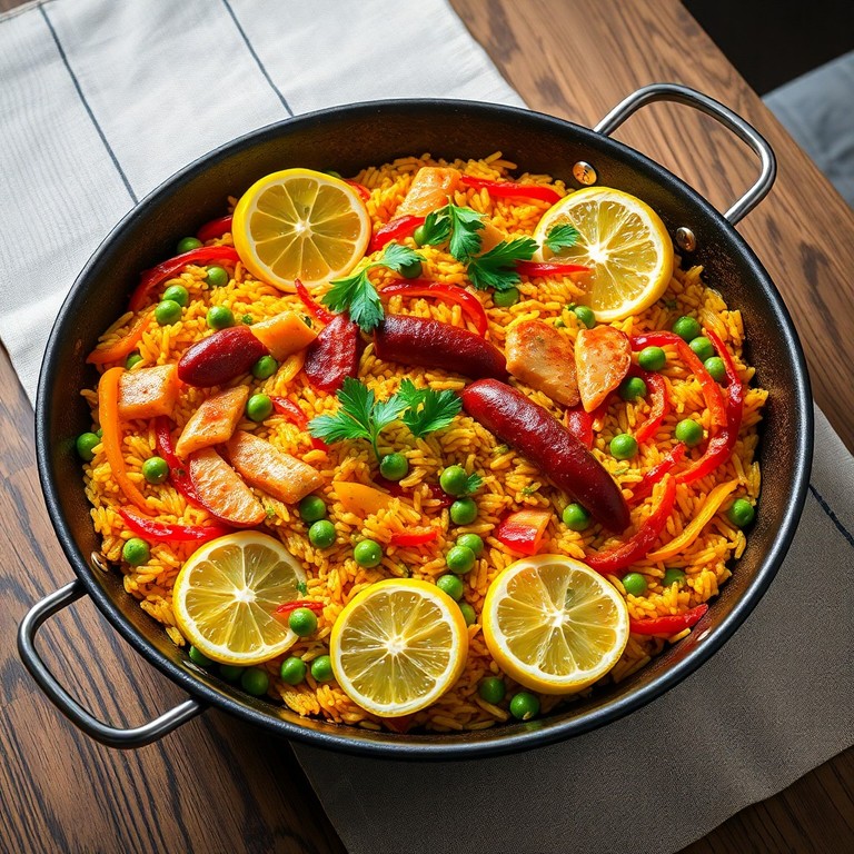 Spanische Paella (glutenfrei, ohne Milch, Eier, Mandeln)