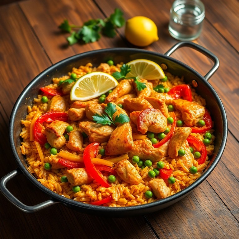 Spanische Hähnchen-Reis-Paella