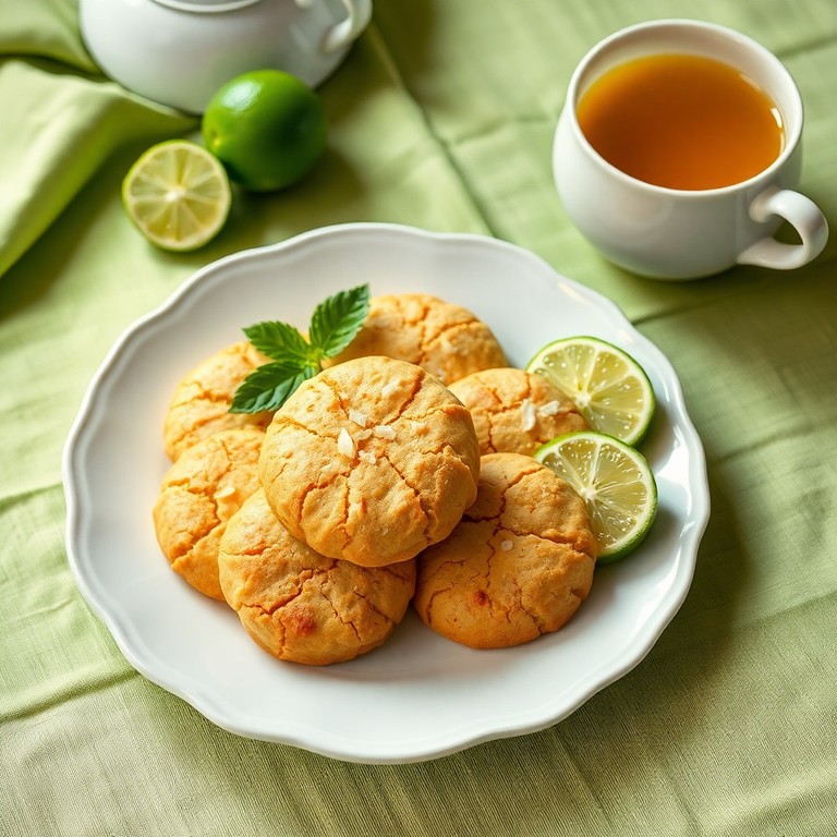 Kokos-Limetten-Kekse