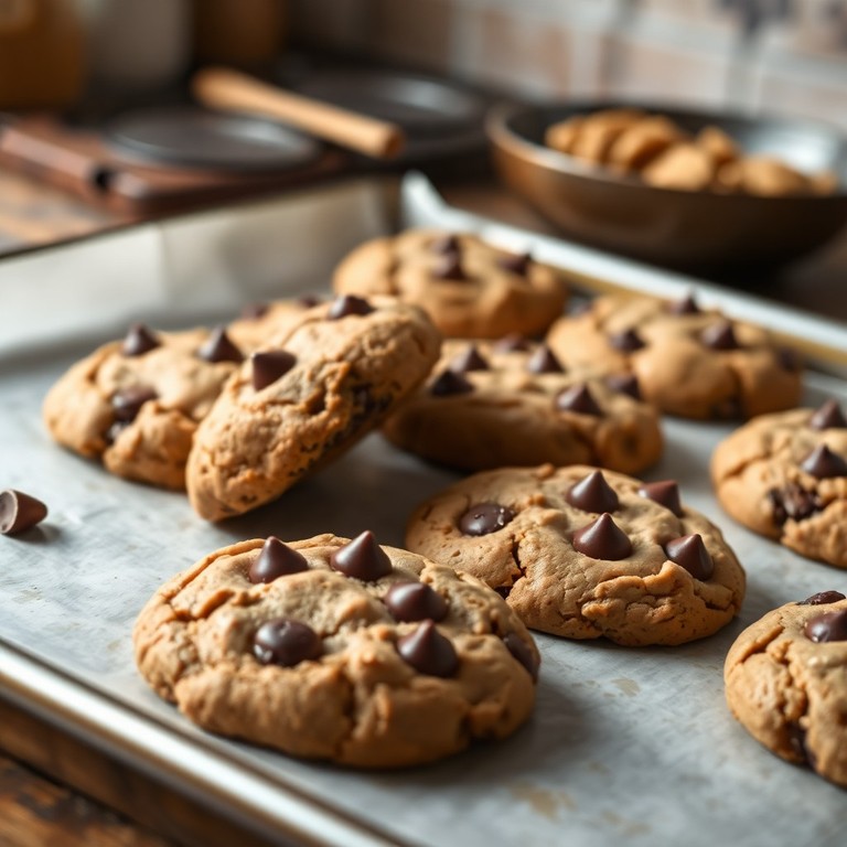 Schoko-Erdnussbutter-Kekse (Glutenfrei, Vegan, Ohne Mandeln)