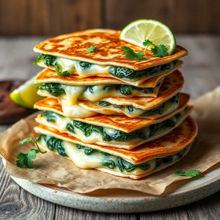 Spinat-Quesadillas