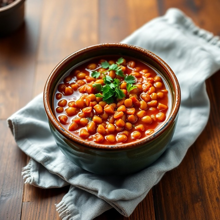 Geräucherte Paprika-Linsen Suppe
