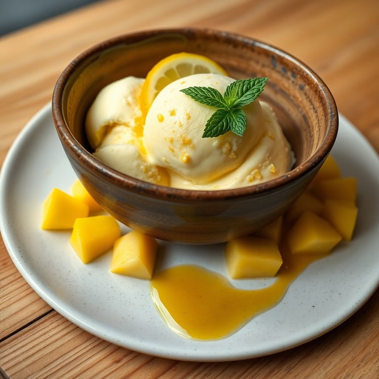 Helado Artesanal de Sancayo y Limón