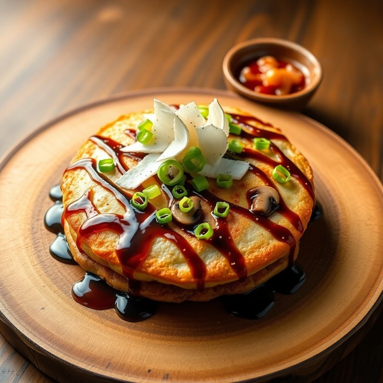 Mushroom Okonomiyaki