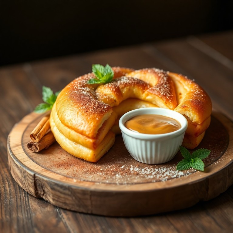 Torta Frita Dulce con Dulce de Leche