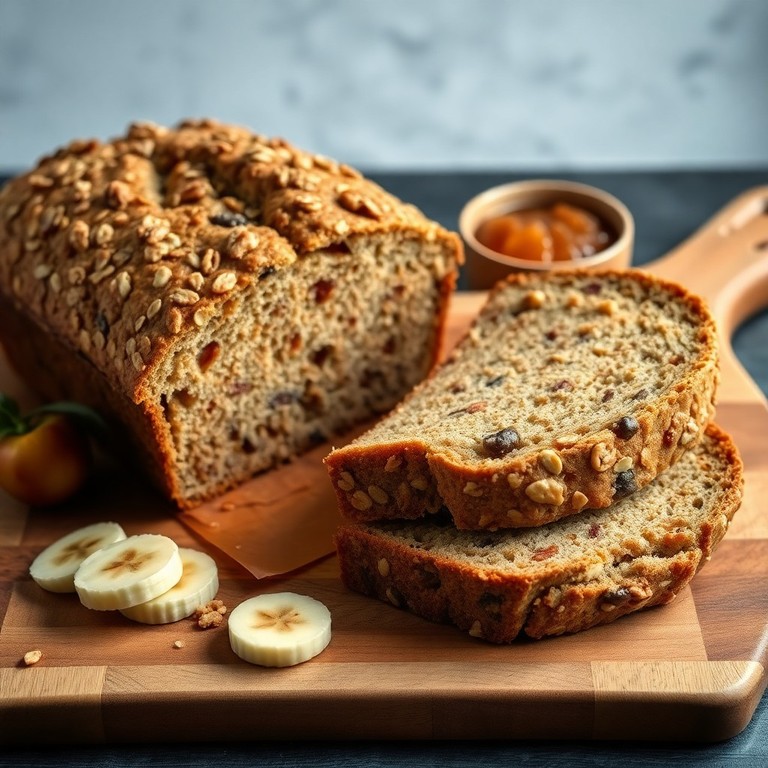 Pain de Banane, Avoine et Compote de Pommes