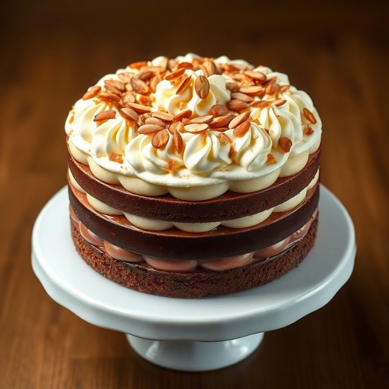 Tarta Ópera de Chocolate Blanco y Negro