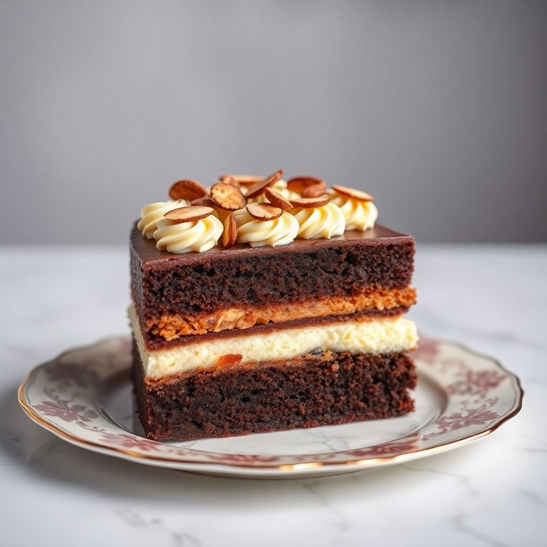 Tarta Ópera de Chocolate Negro y Blanco