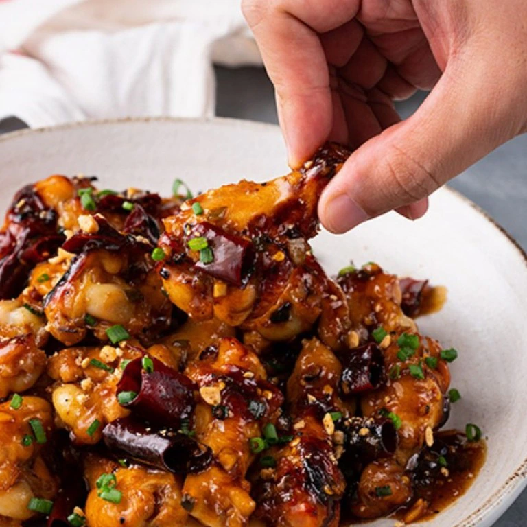 Alitas de Pollo Kung Pao