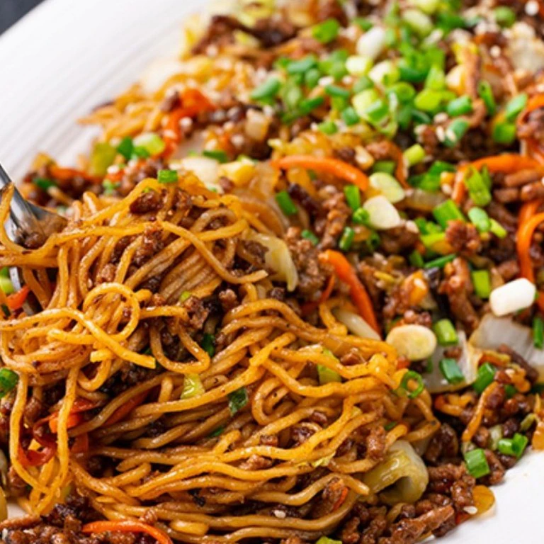 Fideos de ternera con Hoisin