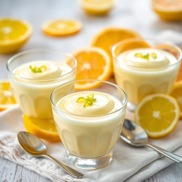 Mousse de Limão com Gelatina Cítrica