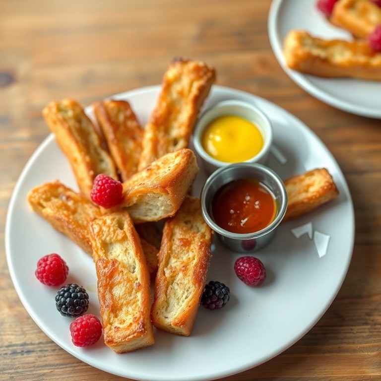 Sourdough French Toast Sticks with Egg Yolk Dip