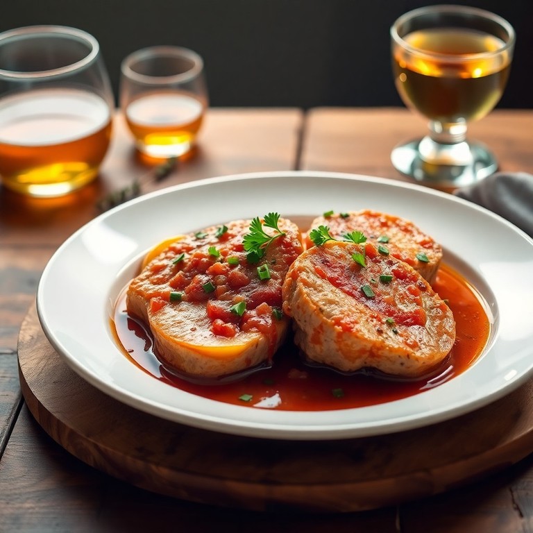 Côtes de Porc Braisées au Cidre et Pommes