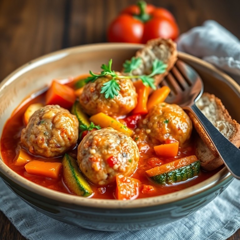 Albondigas a la Jardinera