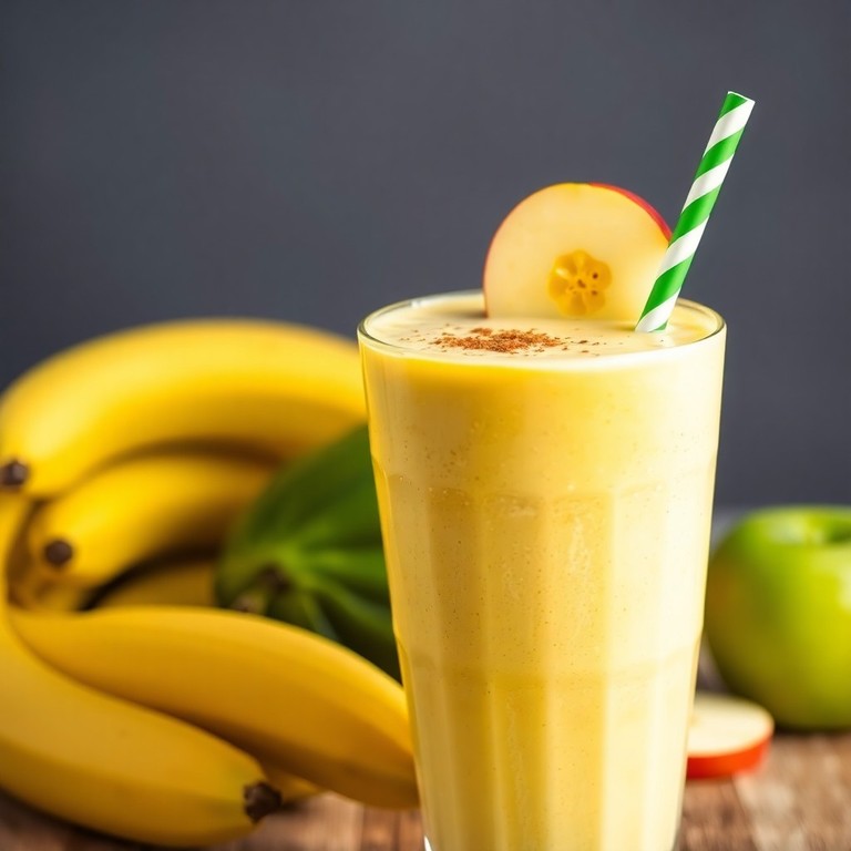 Smoothie Banane Pomme Lait