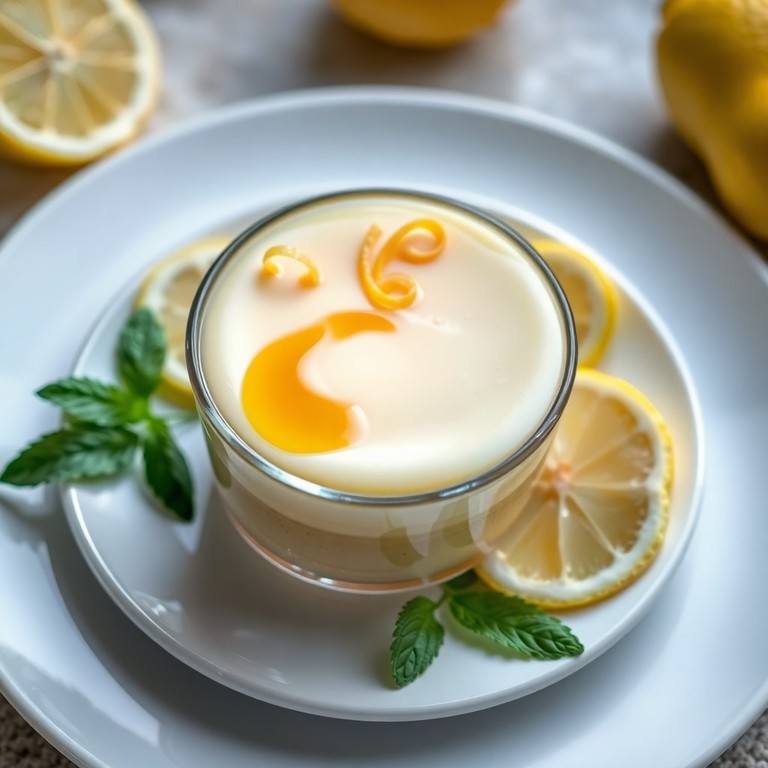 Crème légère citronnée à l'érable sans sucre ajouté et à l'agar-agar