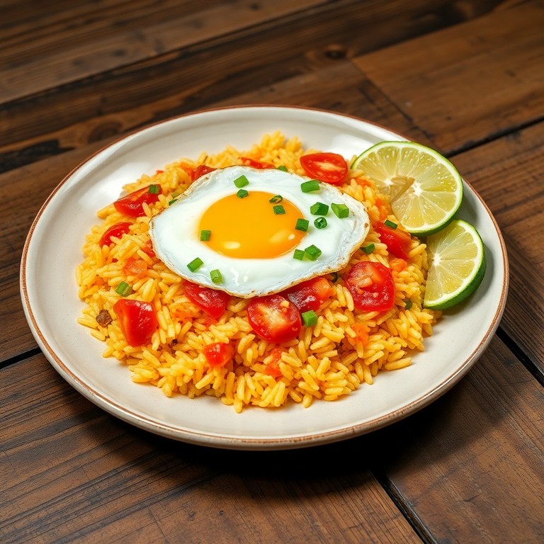 Arroz Frito a la Cubana con Huevo