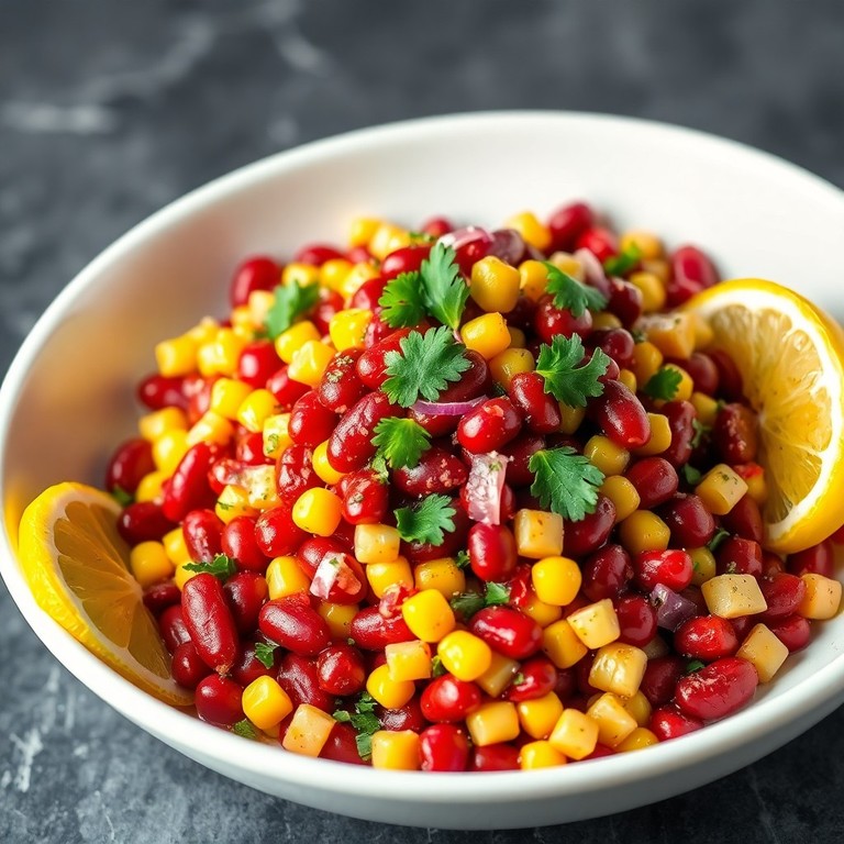 Salade de Haricots Rouges et Maïs aux Herbes Fraîches