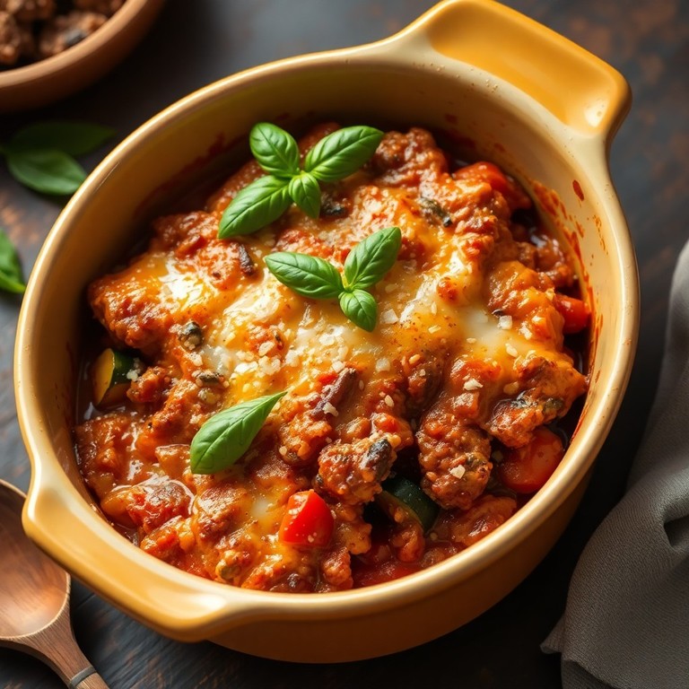 Provencaalse Gehaktschotel met Ratatouille