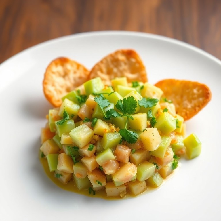 Tartar de Sanky y Aguacate con Ají Amarillo