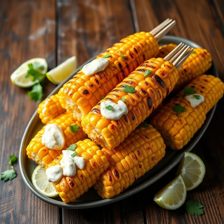 Grilled Corn with Spicy Buttermilk-Mayo Butter