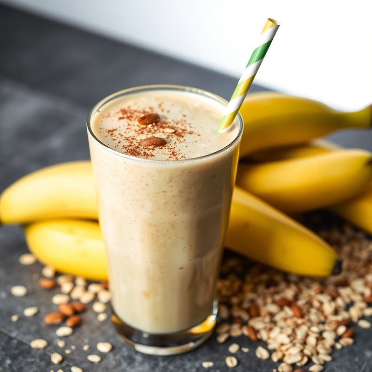 Banana Almond Oat Smoothie