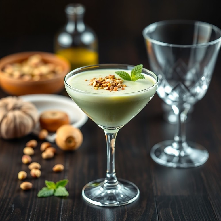 Pistazien Eierlikör Cocktail mit Wodka