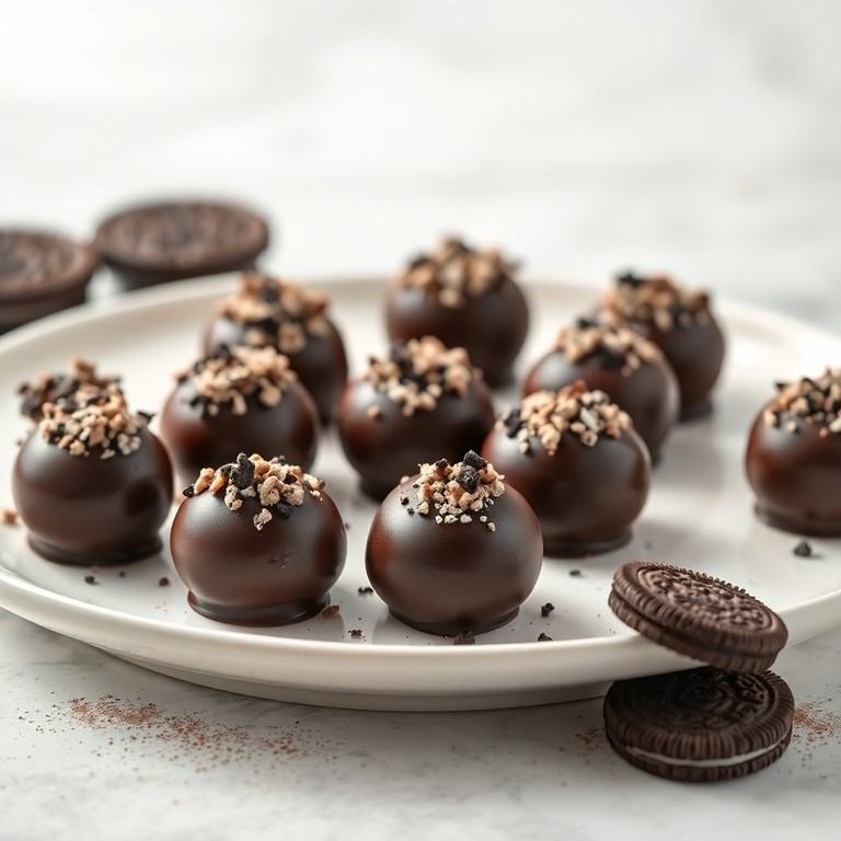 Bombones Crujientes de Chocolate y Oreo