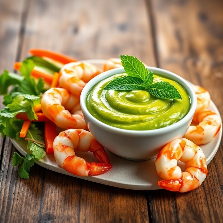 Sauce Exotique Avocat-Concombre à la Menthe