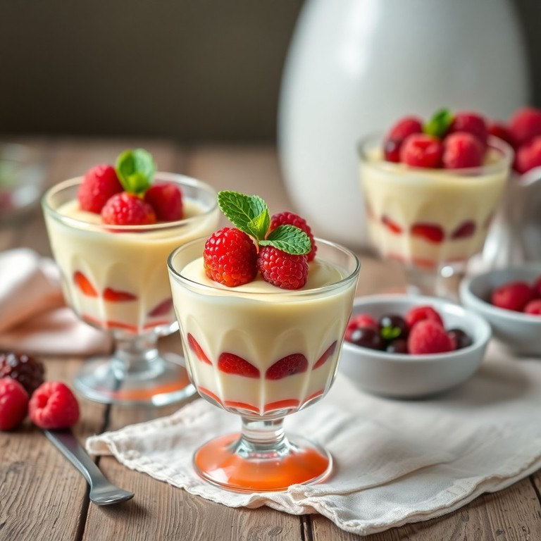 Mousse au Citron et Fruits Rouges