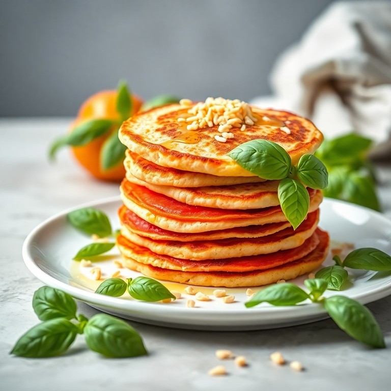 Tortitas de Harina y Puré de Tomate con Arroz Inflado