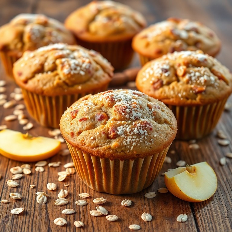 Banaan-Havermout Appel Muffins