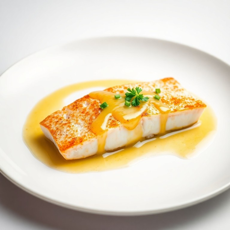 Filet de lieu noir au beurre citronné