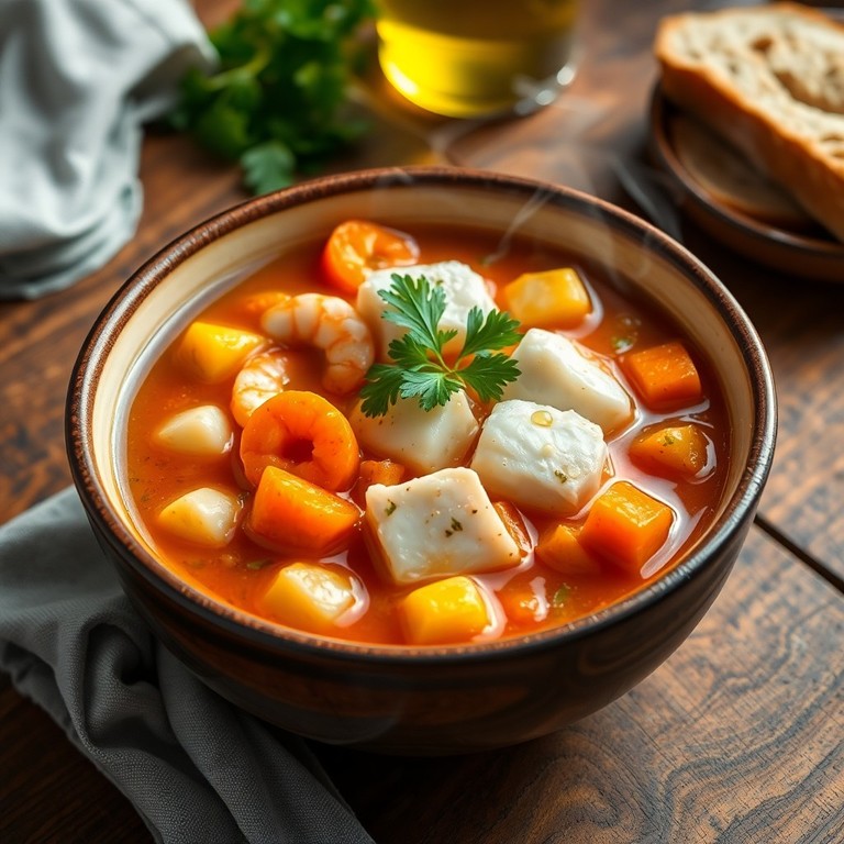 Soupe de poissons façon bouillabaisse simplifiée