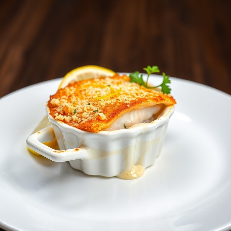 Gratin de poisson à la béchamel légère