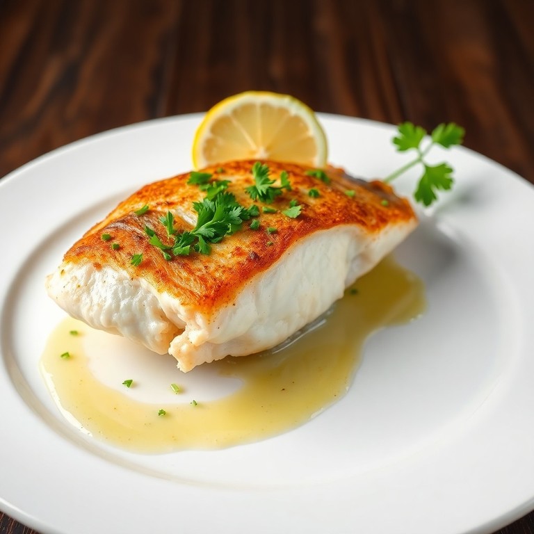 Poisson Meunière au Beurre Persillé