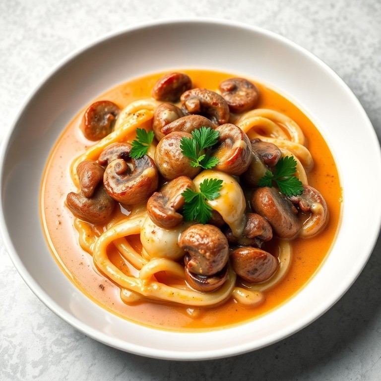 Bœuf Stroganoff à la crème et paprika