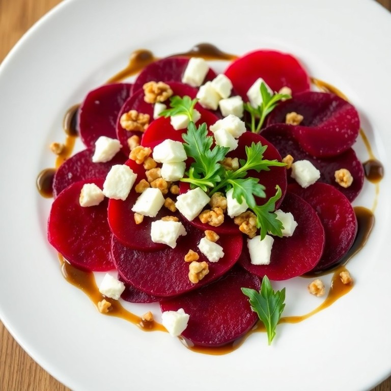 Carpaccio de Betterave et Chèvre Frais