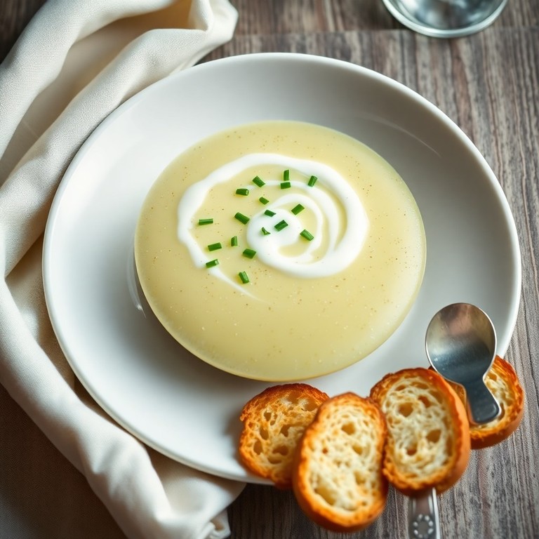 Velouté de poireaux et pommes de terre