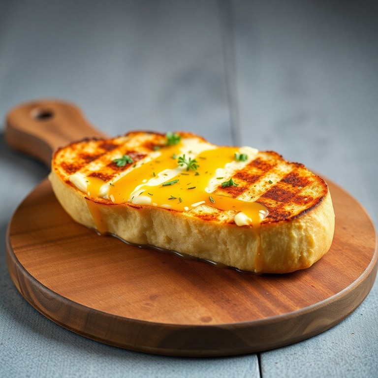 Gratin de chèvre et miel sur pain grillé