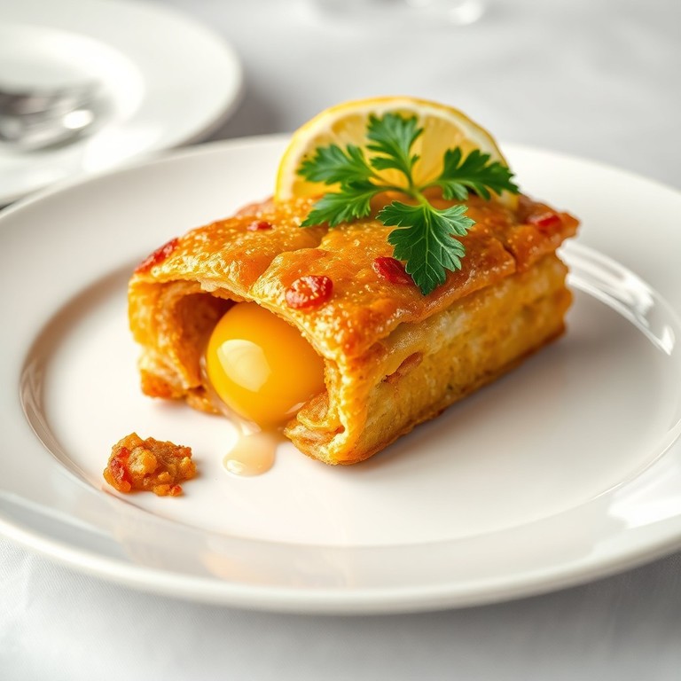 Brick au thon et œuf coulant