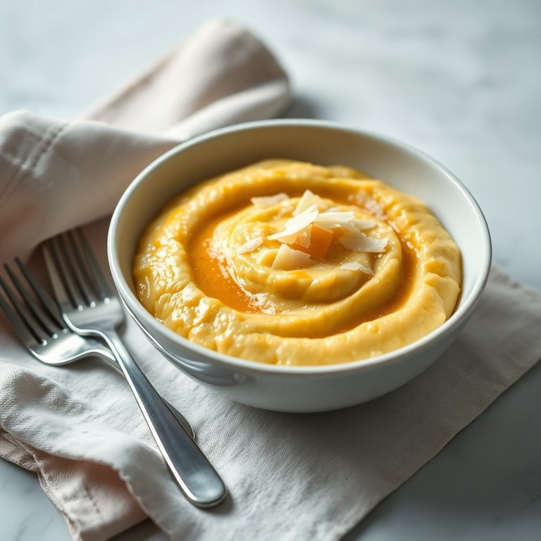 Polenta crémeuse au parmesan