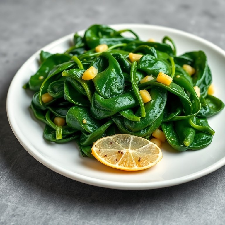 Épinards sautés à l’ail