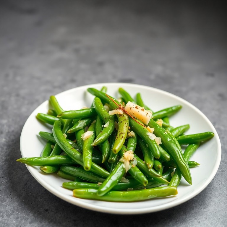 Haricots verts à l’ail et au beurre